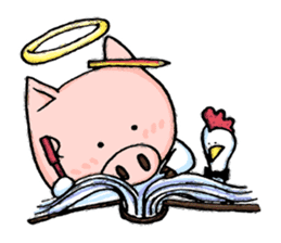 Bumo the Heavenly Pig sticker #6912367