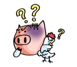 Bumo the Heavenly Pig sticker #6912369