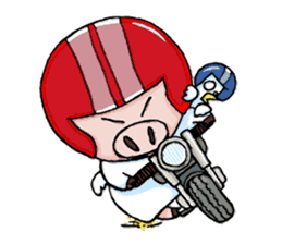 Bumo the Heavenly Pig sticker #6912381