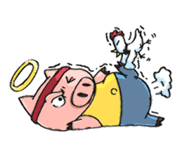 Bumo the Heavenly Pig sticker #6912382