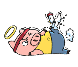 Bumo the Heavenly Pig sticker #6912382