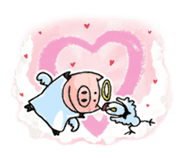 Bumo the Heavenly Pig sticker #6912383