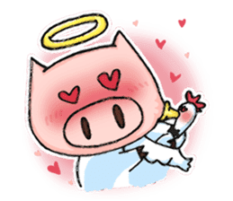 Bumo the Heavenly Pig sticker #6912388