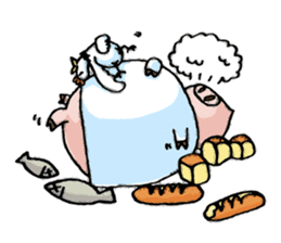 Bumo the Heavenly Pig sticker #6912391