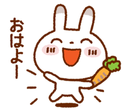 Spotted rabbit sticker #6912472