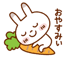 Spotted rabbit sticker #6912473