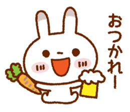 Spotted rabbit sticker #6912477