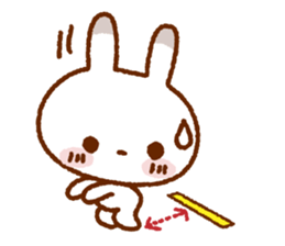 Spotted rabbit sticker #6912483