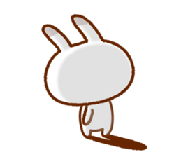 Spotted rabbit sticker #6912496