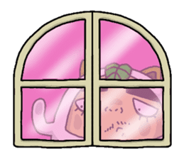 See-through man sticker #6913256