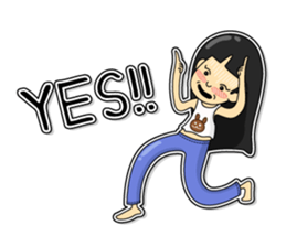 Girl named Little Bear sticker #6913554