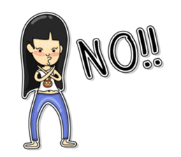 Girl named Little Bear sticker #6913555