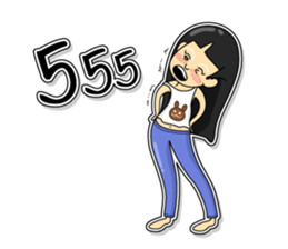 Girl named Little Bear sticker #6913558