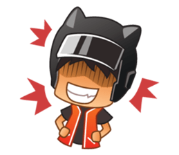 Happy Motorbike Taxi Man sticker #6913792