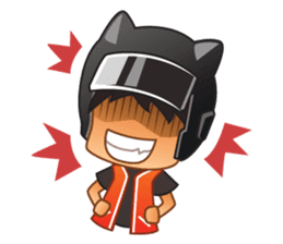 Happy Motorbike Taxi Man sticker #6913792