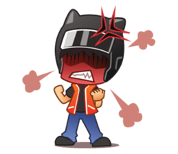 Happy Motorbike Taxi Man sticker #6913793