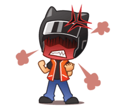 Happy Motorbike Taxi Man sticker #6913793