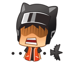 Happy Motorbike Taxi Man sticker #6913799