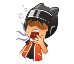 Happy Motorbike Taxi Man sticker #6913802