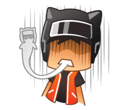 Happy Motorbike Taxi Man sticker #6913803