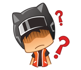 Happy Motorbike Taxi Man sticker #6913804