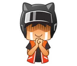 Happy Motorbike Taxi Man sticker #6913805