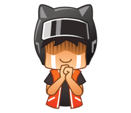 Happy Motorbike Taxi Man sticker #6913805