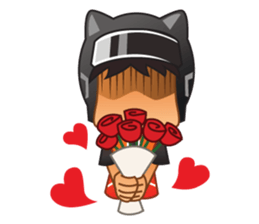 Happy Motorbike Taxi Man sticker #6913807