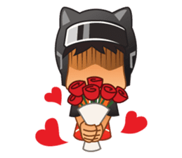 Happy Motorbike Taxi Man sticker #6913807