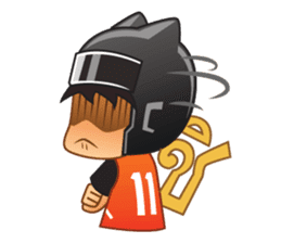 Happy Motorbike Taxi Man sticker #6913811