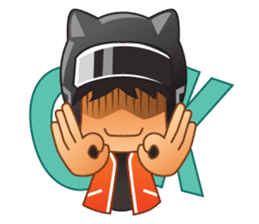 Happy Motorbike Taxi Man sticker #6913812