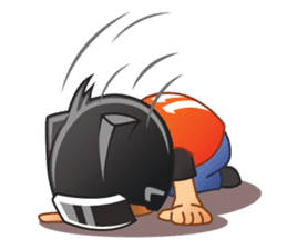 Happy Motorbike Taxi Man sticker #6913816