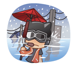 Happy Motorbike Taxi Man sticker #6913826