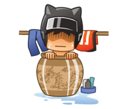 Happy Motorbike Taxi Man sticker #6913827