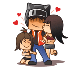 Happy Motorbike Taxi Man sticker #6913829