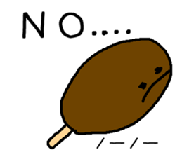 Corn dog and pleasant friends sticker #6913845