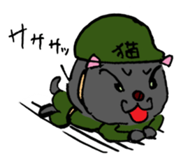 Japanese Cosplay Cat, Russianblue RB3.1 sticker #6914445