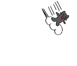 Japanese Cosplay Cat, Russianblue RB3.1 sticker #6914446