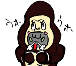 Japanese Cosplay Cat, Russianblue RB3.1 sticker #6914459