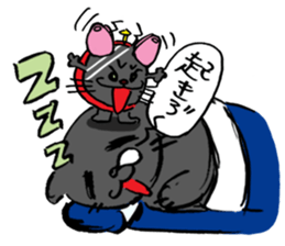 Japanese Cosplay Cat, Russianblue RB3.1 sticker #6914464