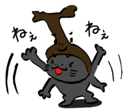 Japanese Cosplay Cat, Russianblue RB3.1 sticker #6914468