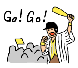 Baseball big loving gather(English). sticker #6914771