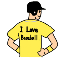 Baseball big loving gather(English). sticker #6914779