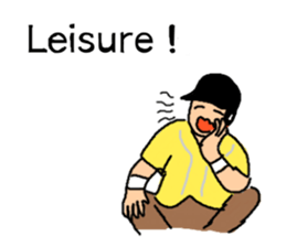 Baseball big loving gather(English). sticker #6914781