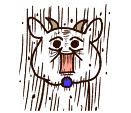 Sticker of the goat2 sticker #6915213