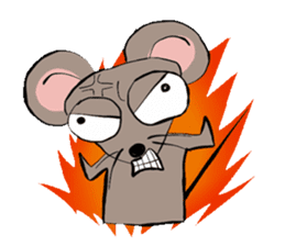 Noo rat rat' sticker #6915317