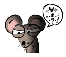 Noo rat rat' sticker #6915318
