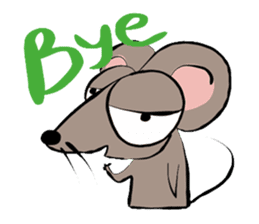 Noo rat rat' sticker #6915320