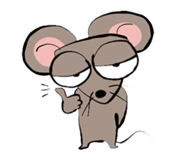 Noo rat rat' sticker #6915329