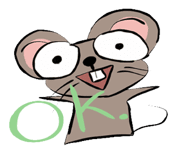 Noo rat rat' sticker #6915338